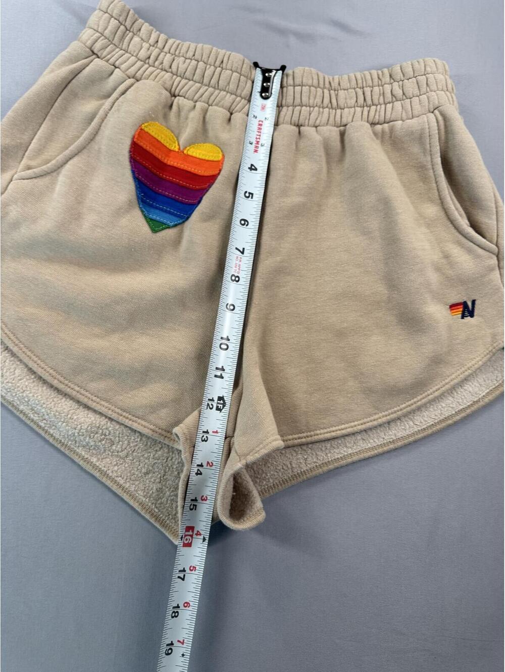 Aviator Nation | Large | Rainbow Heart Stitch Lounger Short - Picture 8 of 8